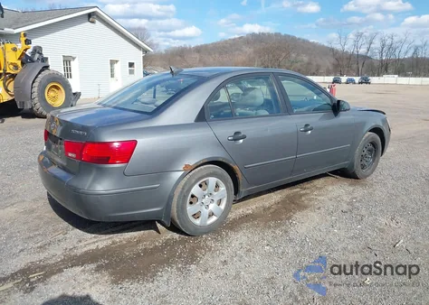 2010 Hyundai Sonata Gls z USA, uszkodzony, nr VIN 5NPET4AC0AH619098